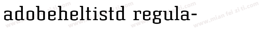 adobeheltistd regula字体转换